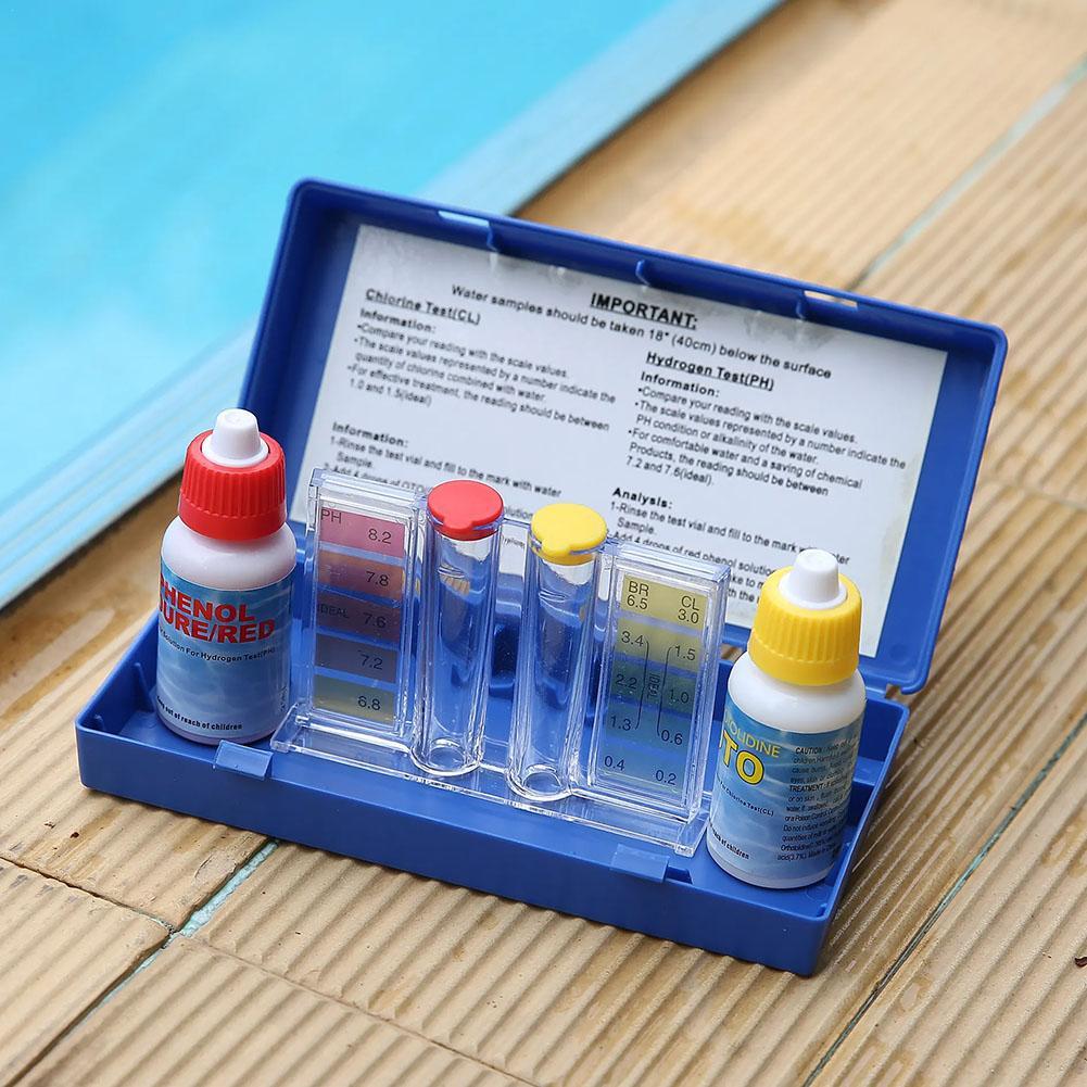 Marine Aquarium Water Test Kit - مجموعة اختبار الكلور Ph ، جهاز