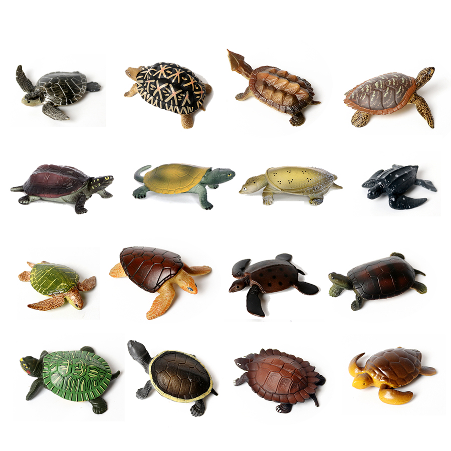 Marine Aquarium Mini - نموذج سلحفاة بحرية للحياة البحرية ،