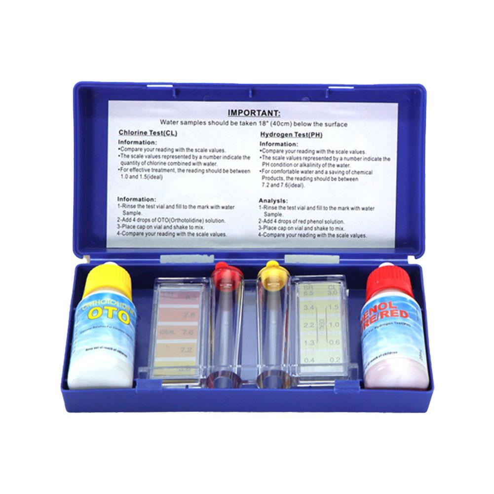 مجموعة اختبار الكلور Ph ، جهاز - مراجعة Marine Aquarium Water Test Kit وسعره