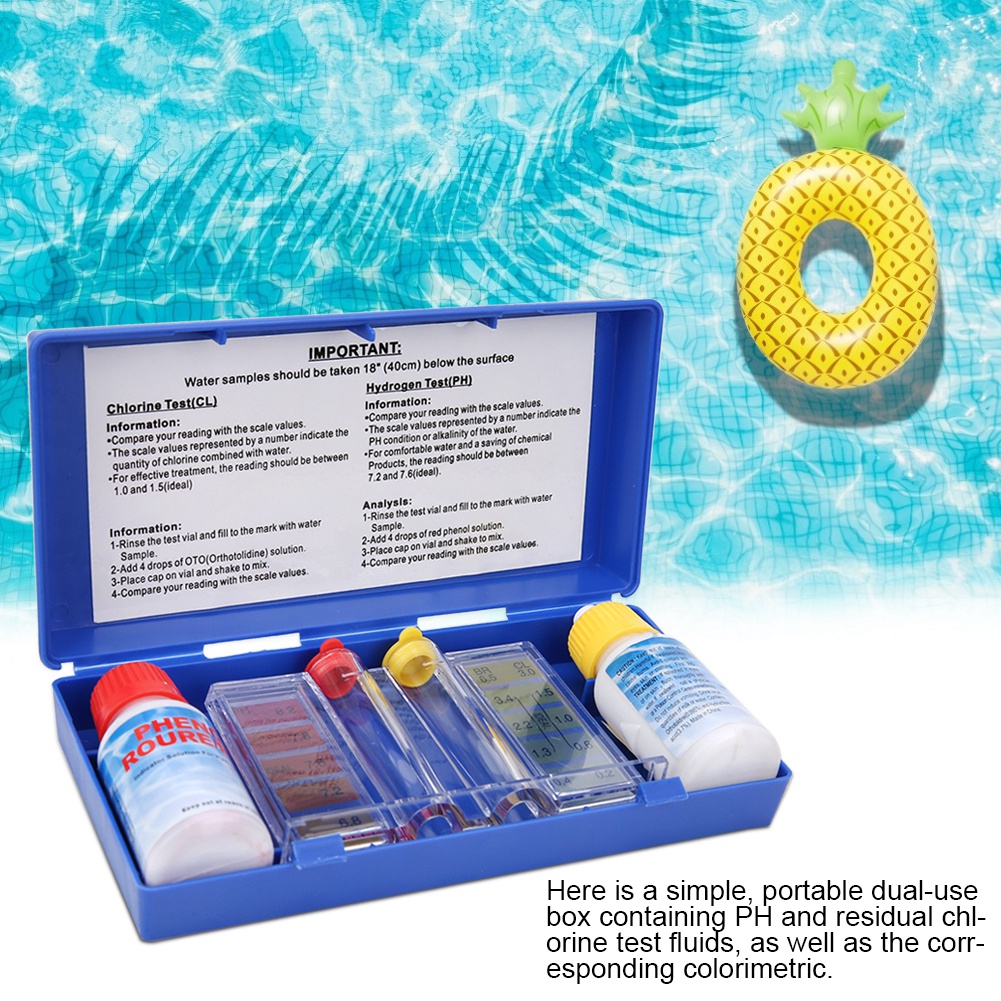 طقم اختبار جودة المياه بالكلور - مراجعة Marine Test Kit وسعره