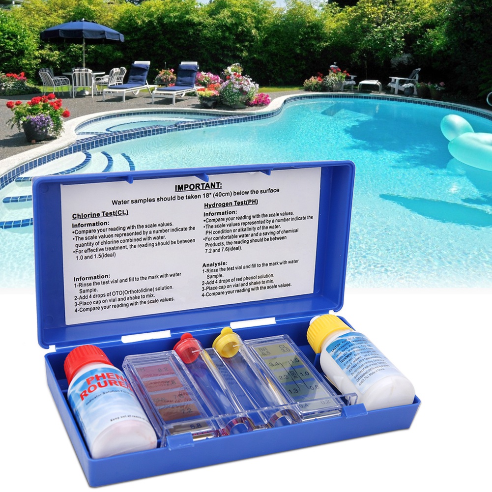 طقم اختبار جودة المياه بالكلور - مراجعة Marine Test Kit وسعره
