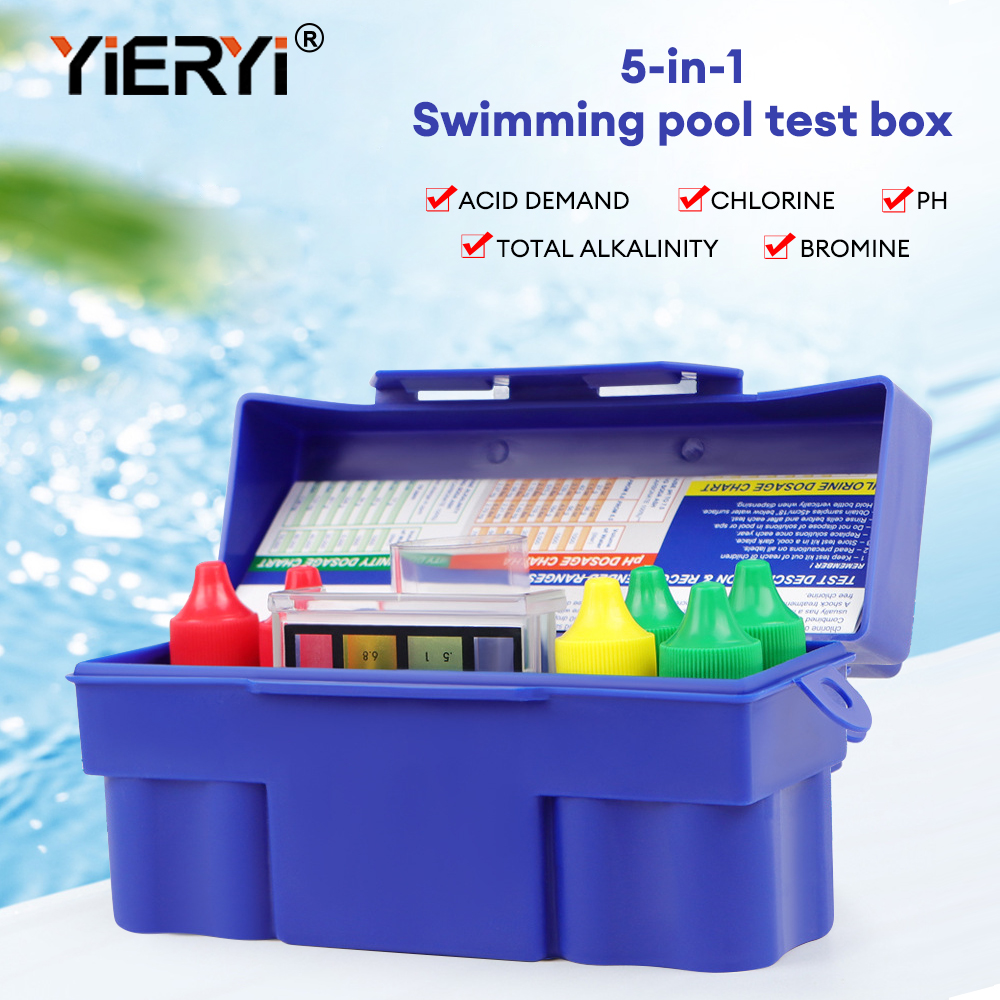 طقم اختبار بركة 5 طرق من Yiery - مراجعة Marine Aquarium Water Test Kit وسعره