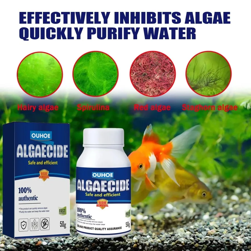 50 جرام من مبيد الطحالب عالي ا - مراجعة Aquarium Marine Plants وسعره