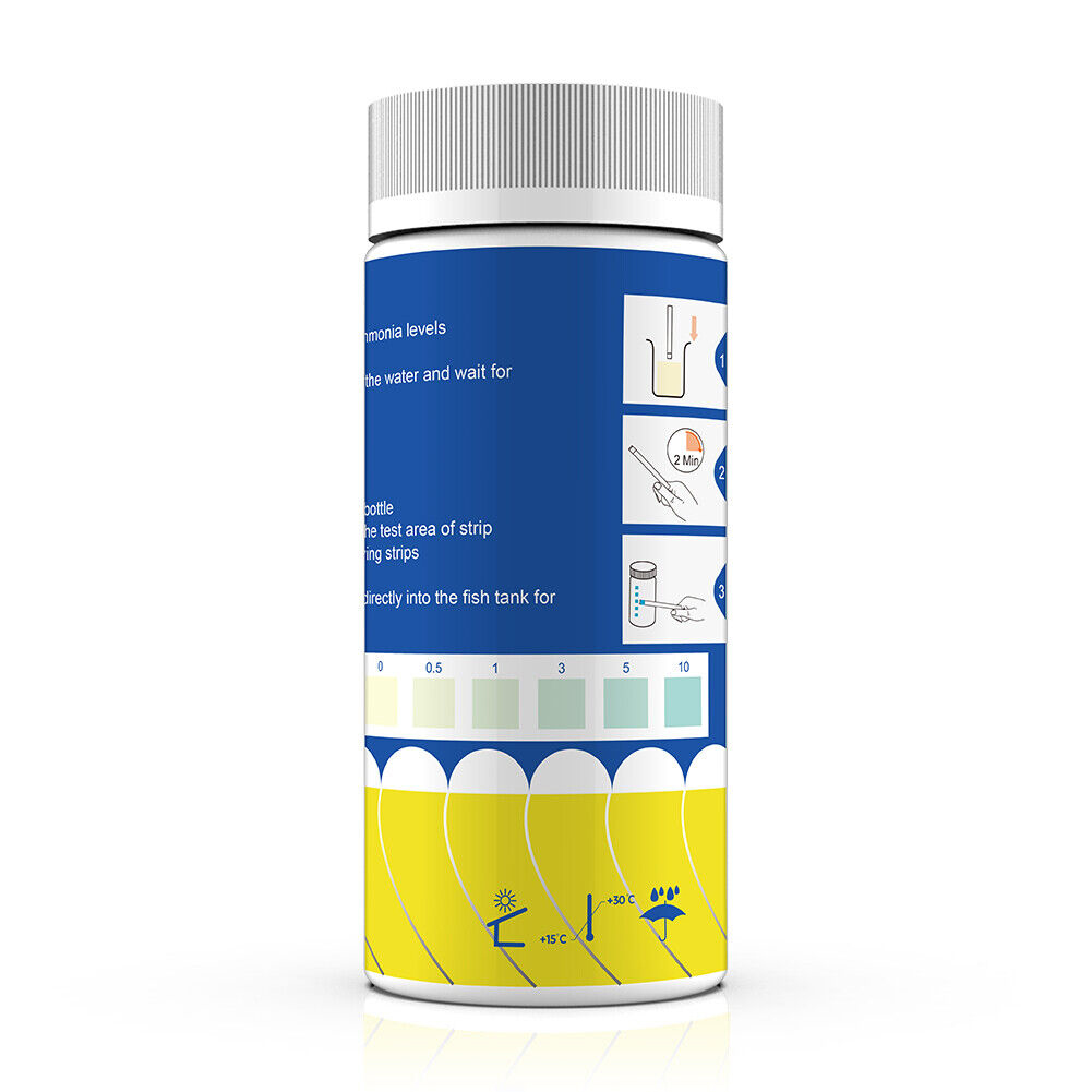 الأمونيا النيتروجين شرائط اختب - مراجعة Marine Aquarium Water Test Kit وسعره