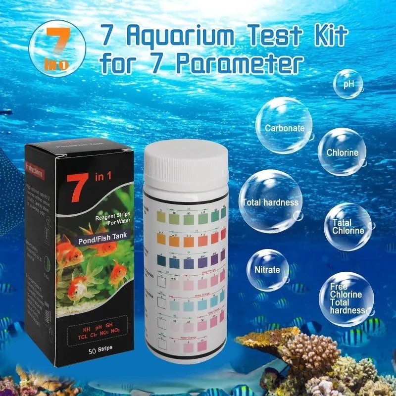شرائط اختبار أحواض السمك، طقم  - مراجعة Marine Test Kit وسعره