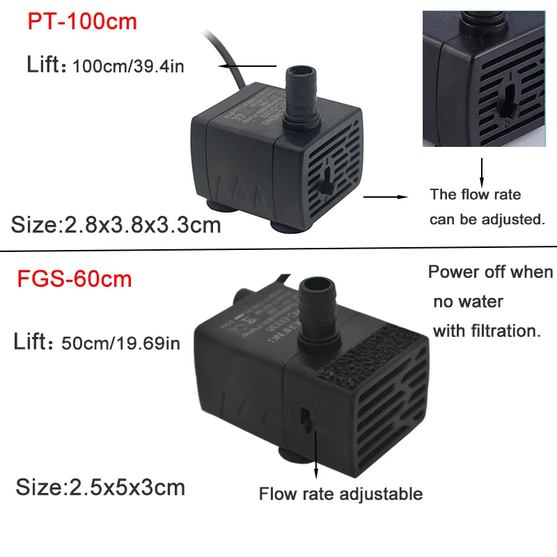 مضخة مياه غاطسة USB للأحواض ال - مراجعة Marine Aquarium Mini وسعره