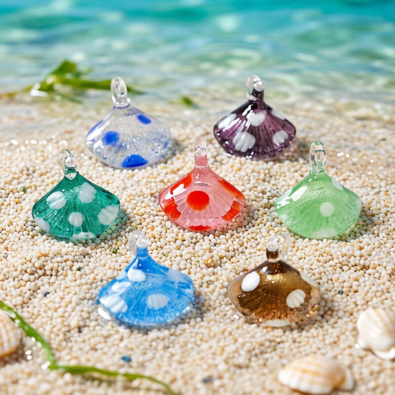 قلادة زجاجية صغيرة ملونة على ش - مراجعة Marine Aquarium Mini وسعره