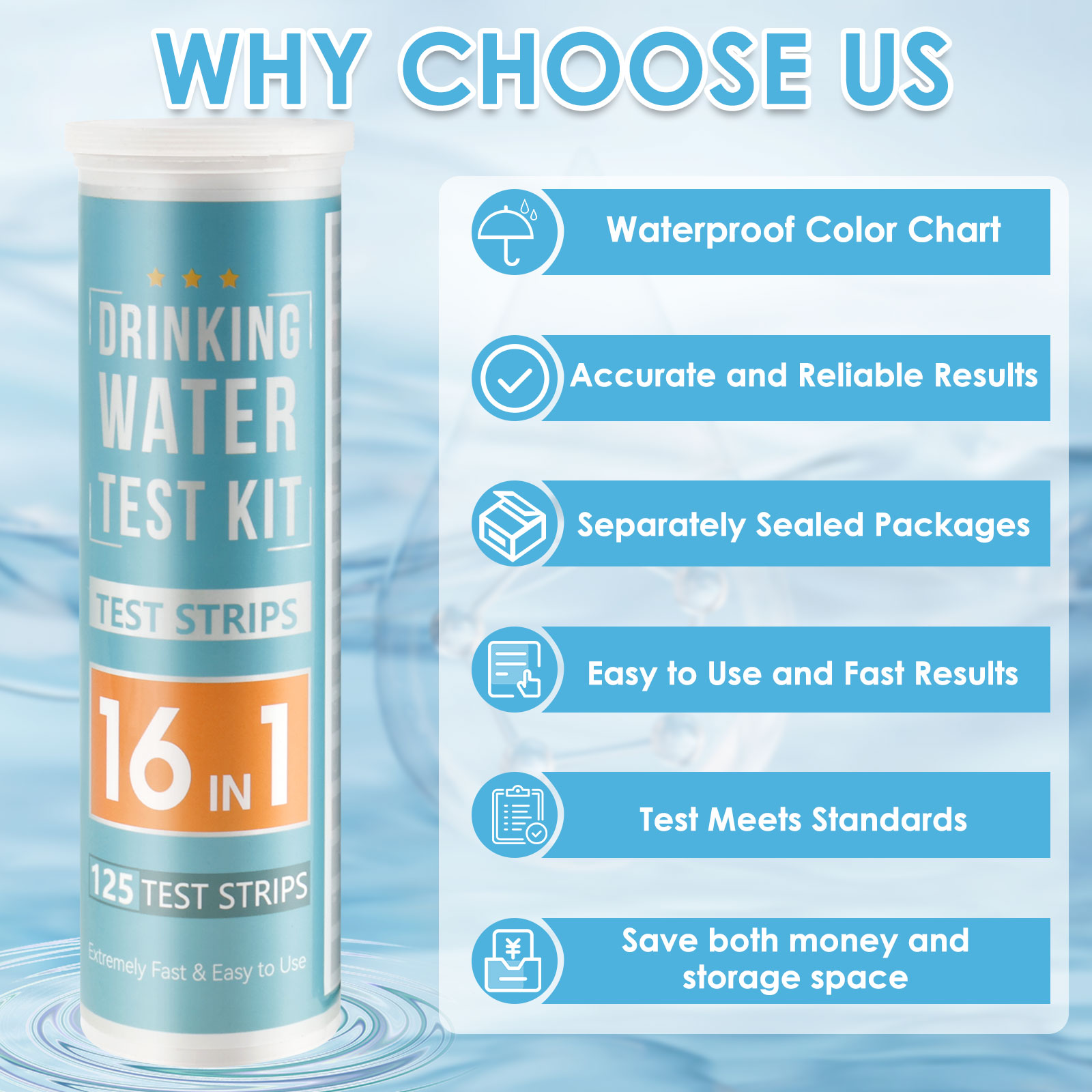 100/125 قطعة شرائط اختبار حوض  - مراجعة Marine Aquarium Water Test Kit وسعره