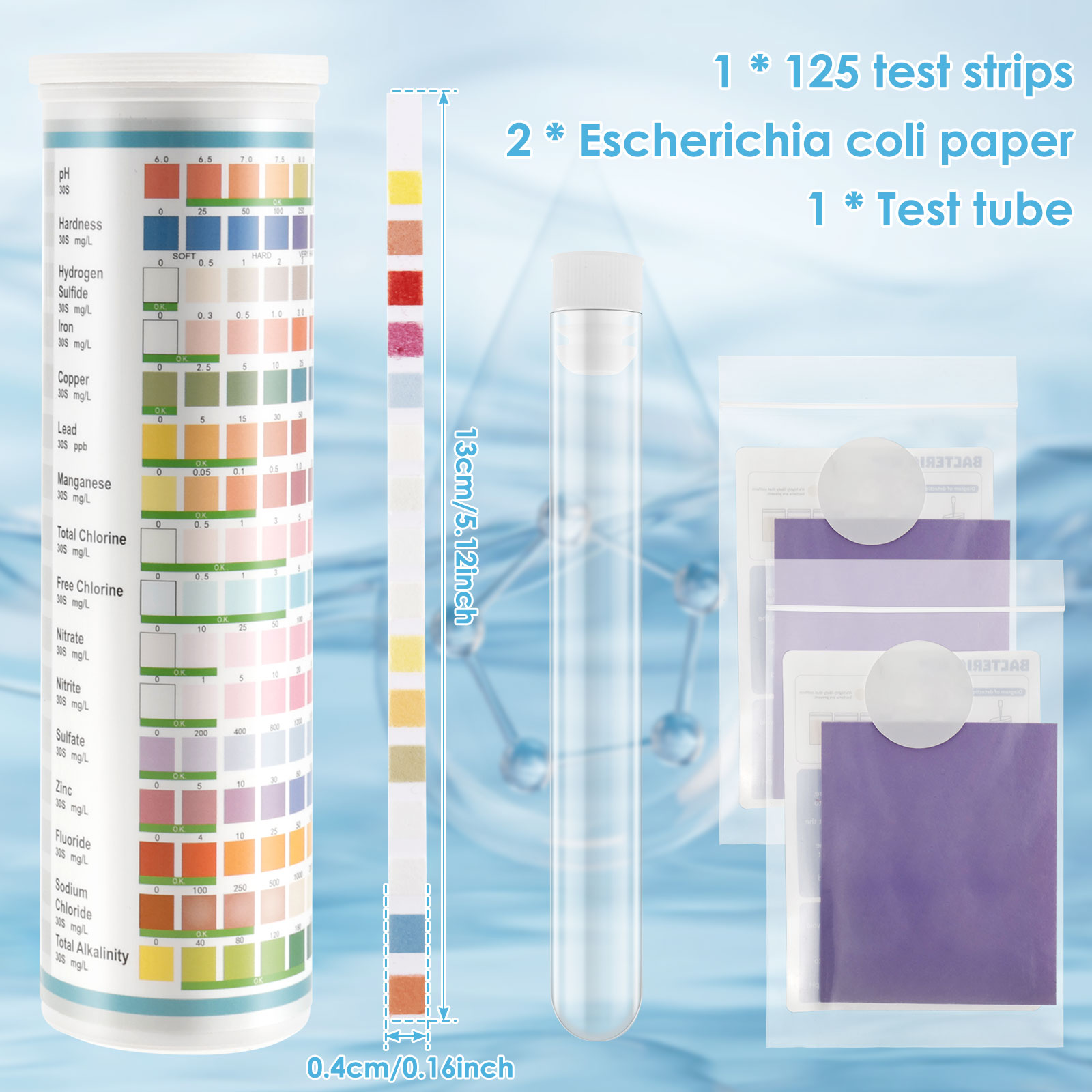 100/125 قطعة شرائط اختبار حوض  - مراجعة Marine Aquarium Water Test Kit وسعره